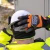 imageKlein Tools 60619 Work Gloves Thinsulate Lined Thermal Winter Work Gloves Water Resistant Padded Palms MediumXLarge