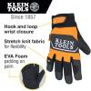 imageKlein Tools 60619 Work Gloves Thinsulate Lined Thermal Winter Work Gloves Water Resistant Padded Palms MediumXLarge