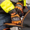 imageKlein Tools 60619 Work Gloves Thinsulate Lined Thermal Winter Work Gloves Water Resistant Padded Palms MediumXLarge