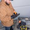 imageKlein Tools 60795 Rechargeable Heated Work Glove Liners Large with Knit Dipped Gloves 2XL Cut Level A1 Protection Touchscreen Compatibility and Batteries