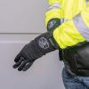 imageKlein Tools 60795 Rechargeable Heated Work Glove Liners Large with Knit Dipped Gloves 2XL Cut Level A1 Protection Touchscreen Compatibility and Batteries