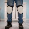 imageKlein Tools 60896 Knee Pad NonMarring GelLike Padding SemiRound Stabilizing Knee Pads with Adjustable Straps for Construction and FlooringNonMarring SemiRound