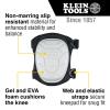 imageKlein Tools 60896 Knee Pad NonMarring GelLike Padding SemiRound Stabilizing Knee Pads with Adjustable Straps for Construction and FlooringNonMarring SemiRound