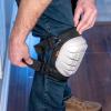 imageKlein Tools 60896 Knee Pad NonMarring GelLike Padding SemiRound Stabilizing Knee Pads with Adjustable Straps for Construction and FlooringNonmarring Lightweight