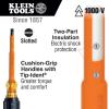 imageKlein Tools 6124INS Insulated 18Inch Slotted Screwdriver 4Inch Made in USA