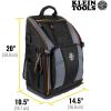 imageKlein Tools 62482 Tool Backpack ToolStation Pro HeavyDuty Organizer with 27 Pockets Large Interior Molded Bottom Electrician Tool Bag27Pocket Backpack