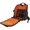 imageKlein Tools 62482 Tool Backpack ToolStation Pro HeavyDuty Organizer with 27 Pockets Large Interior Molded Bottom Electrician Tool BagBackpack