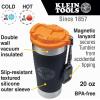 imageKlein Tools 62482 Tool Backpack ToolStation Pro HeavyDuty Organizer with 27 Pockets Large Interior Molded Bottom Electrician Tool BagBackpack With Tumbler and Key Chain