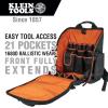 imageKlein Tools 62482 Tool Backpack ToolStation Pro HeavyDuty Organizer with 27 Pockets Large Interior Molded Bottom Electrician Tool BagBackpack With Tumbler and Key Chain