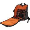 imageKlein Tools 62482 Tool Backpack ToolStation Pro HeavyDuty Organizer with 27 Pockets Large Interior Molded Bottom Electrician Tool BagBackpack with Worklight