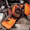 imageKlein Tools 62482 Tool Backpack ToolStation Pro HeavyDuty Organizer with 27 Pockets Large Interior Molded Bottom Electrician Tool BagBackpack with Worklight