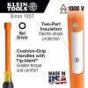 imageKlein Tools 646516INS 516Inch Insulated Cushion Grip Nut Driver Made in USA 6Inch ShankNonMagnetic
