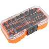 imageKlein Tools 65238 KNECT Impact Socket Set Deep Sockets with Wrench 3 HeavyDuty Color Coded Flip Sockets 6 SAE Sizes Ratchet Adapter and MODbox CasePass Through Kit