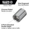 imageKlein Tools 65500 14Inch Drive Socket Wrench Set with Spinner Handle Ratchet and 2 Extensions Case Included 13Piece13Piece