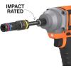 imageKlein Tools 656QS KNECT Quad Socket 24 Sizes in 6 Sockets 4in1 Color Coded SAE and Metric Impact Rated DeepWell HeavyDuty 14and 38Inch Drive 312and 612Inch ShaftQuad 2 Socket