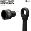 imageKlein Tools 65KADPM KNECT M Impact Socket Adapter Set 4 Adapters for 38Inch Drive Tools Flip Sockets and Impact Drivers Compatible with KNECT S and M SystemsS 14Inch