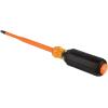 imageKlein Tools 6916INS 1000V Slim Tip Insulated Screwdriver Made in USA Screwdriver with 6Inch Round Shank 316Inch Cabinet Tip Cushion Grip Handle2 Square