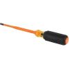 imageKlein Tools 6926INS Insulated Screwdriver Made in USA 1000V Slim Profile Tip 14Inch Cabinet Screwdriver with 6Inch Shank CushionGrip Handle