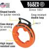 imageKlein Tools 80022 Wire Pulling Tool Set with 50Foot Steel Fish Tape Jab Saw 12Foot LoFlex Fish Rod Set for Electrical Work 3PieceFish Tape Kit