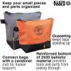 imageKlein Tools 80056 Tool Bag Storage Kit 1680d StandUp and Canvas Zipper Pouches Assorted Colors 6Piece2Piece Pack of 2