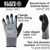 imageKlein Tools 80112 Winter Knit Hat Kit Features Knit Beanie Thermal Dipped Winter Gloves and Performance Thermal Socks XLarge 3Piece Black