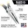 imageKlein Tools 80118 Electrician Tool Kit with Klein Hand Tools and Eye Protection Comes in 10Pocket Leather Tool Pouch 18Piece