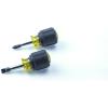 imageKlein Tools 85076 Screwdriver Set Made in USA Slotted and Phillips Screwdrivers with NonSlip CushionGrip Handles and TipIdent 7Piece8Piece Set