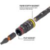 imageKlein Tools 85091 Klein Tools 85091 Power Conduit Reamer with Improved Bit Retention 12 34 and 1Inch Made in USAFlip Socket Reamer