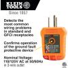 imageKlein Tools CL220VP Electrical Test Kit with Digital Clamp Meter NonContact Voltage Test Pen GFCI Outlet Tester ACDC Voltage Tester