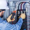 imageKlein Tools CL810 Pro Digital Clamp Meter 600A ACDC AutoRanging True RMS NCVT Measures Current LOZTemperature with Flashlight and Illuminated Dial