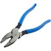 imageKlein Tools D20009NEGLW Side Cutter Linemans Pliers Made in USA Cut ACSR Screws Nails Hard Wire 9Inch HiViz PliersThread Cleaning