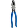 imageKlein Tools D20009NEGLW Side Cutter Linemans Pliers Made in USA Cut ACSR Screws Nails Hard Wire 9Inch HiViz PliersThread Cleaning