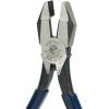 imageKlein Tools D2017CST Ironworker Pliers Spring Loaded Side Cutters Twists and Cuts Annealed Rebar Tie Wire Heavyduty Knurled Jaws 9Inch LongIronworkerPlasitc Dipped Handle