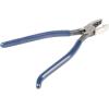 imageKlein Tools D2017CST Ironworker Pliers Spring Loaded Side Cutters Twists and Cuts Annealed Rebar Tie Wire Heavyduty Knurled Jaws 9Inch LongLeftHanded