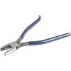 imageKlein Tools D2017CST Ironworker Pliers Spring Loaded Side Cutters Twists and Cuts Annealed Rebar Tie Wire Heavyduty Knurled Jaws 9Inch LongLeftHanded
