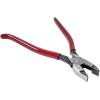 imageKlein Tools D2017CSTA Linesman Pliers Side Cutters with Spring Loaded Action Ironworker Pliers have Aggressive Knurl and Tempered Handles