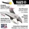 imageKlein Tools D2489STT Pliers Made in USA Ironworkers Diagonal Cutting Pliers with HighLeverage Design ad Split Ring for Tethering 9Inch
