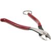 imageKlein Tools D2489STT Pliers Made in USA Ironworkers Diagonal Cutting Pliers with HighLeverage Design ad Split Ring for Tethering 9Inch