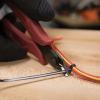 imageKlein Tools D2755 Diagonal Flush Cutters Made in USA Micro Wire ampamp Compact Zip Tie Cutter UltraSlim Precision Flush Cutter for Work in Confined Areas 5InchPLIERS