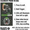 imageKlein Tools ESF150LL Electronic Stud Finder with CrossLine Lasers Bubble Level Laser Class 3R 5mW 15Foot in All Directions for Wood and Metal Studs LED and Audio Alert Batteries Included