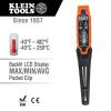 imageKlein Tools ET10 Magnetic Digital Pocket Thermometer HVAC Instant Read Thermometer with Backlit Display Wide Measurement Range Fahrenheit and CelsiusDigital