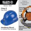imageKlein Tools Hard Hat NonVented Cap Style Padded SelfWicking OdorResistant Sweatband Tested up to 20kVBlue