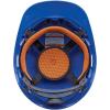imageKlein Tools Hard Hat NonVented Cap Style Padded SelfWicking OdorResistant Sweatband Tested up to 20kVBlue
