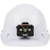 imageKlein Tools Hard Hat NonVented Cap Style Padded SelfWicking OdorResistant Sweatband Tested up to 20kVWhite