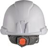 imageKlein Tools Hard Hat NonVented Cap Style Padded SelfWicking OdorResistant Sweatband Tested up to 20kVWhite