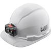 imageKlein Tools Hard Hat NonVented Cap Style Padded SelfWicking OdorResistant Sweatband Tested up to 20kVWhite