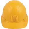 imageKlein Tools Hard Hat NonVented Cap Style Padded SelfWicking OdorResistant Sweatband Tested up to 20kVYellow