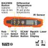imageKlein Tools IR07 Dual Infrared IR and Probe Pocket Size LCD Digital ThermometerThermometer