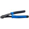 imageKlein Tools J200048 Pliers Made in USA Diagonal Cutting Pliers with Angled Head HeavyDuty to Cut ACSR Screws Nails and most Hardened Wire 8Inch8Inch