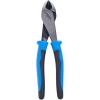 imageKlein Tools J200048 Pliers Made in USA Diagonal Cutting Pliers with Angled Head HeavyDuty to Cut ACSR Screws Nails and most Hardened Wire 8Inch8Inch